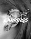 Boucles D'oreilles Griffe De Dragon En Acier Inoxydable - Style Gothique Punk Pour Femmes - Accessoires Vintage Rock - 9