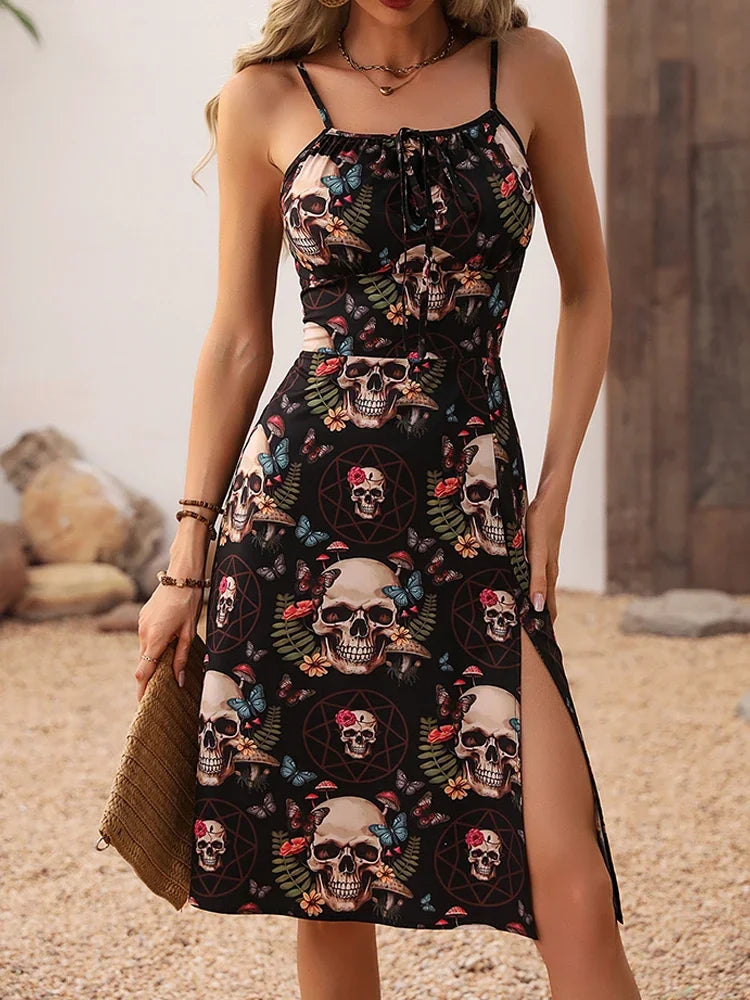 Women's Skull Dress Goth N' Rock Women's Skull Dress Goth N' Rock