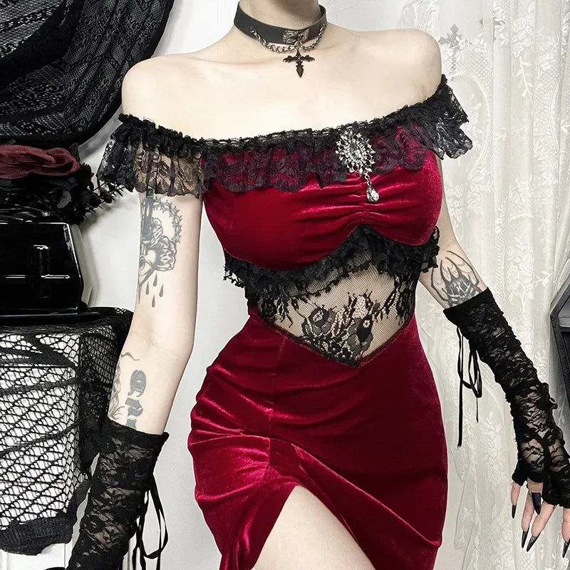 Women's Gothic Party Dress – Goth N' Rock