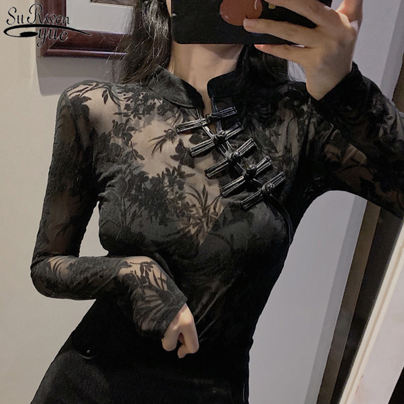 Gothic See-Through Top, M