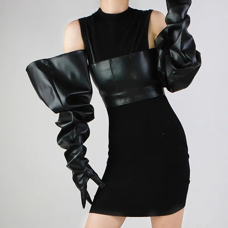 Women's Leather Gloves Black – Goth N' Rock