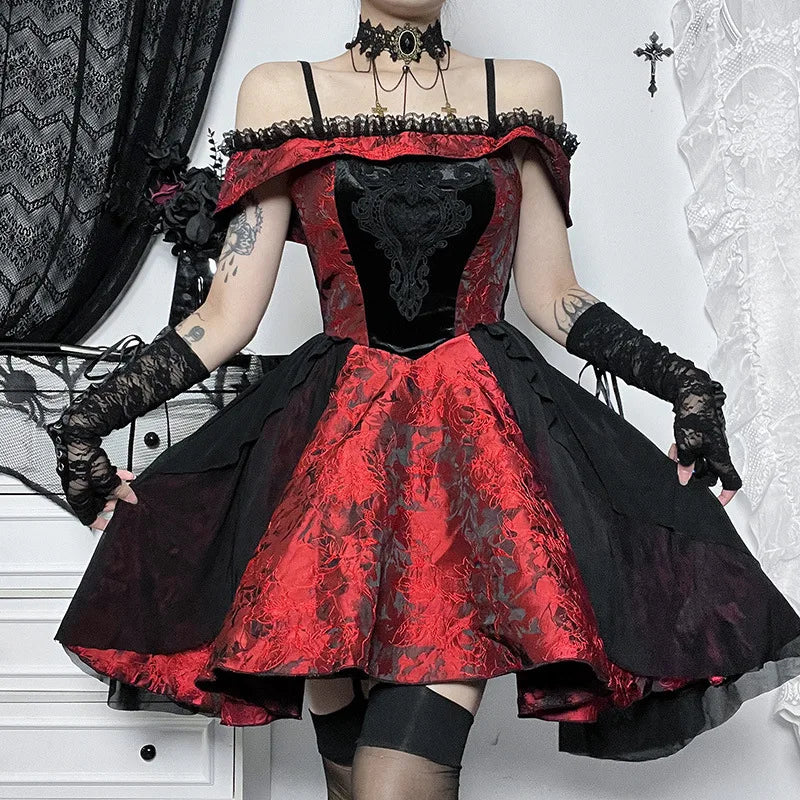 Gothic Evening Dress Goth N' Rock Gothic Evening Dress Goth N' Rock