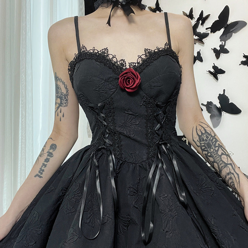 Gothic Rose Dress – Goth N' Rock