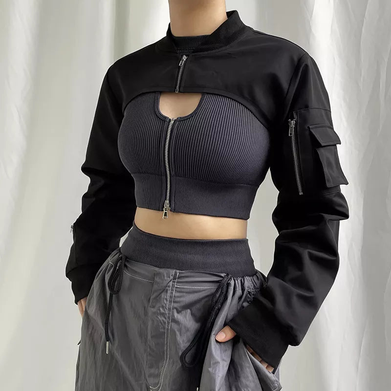 Women's Cropped Jacket – Goth N' Rock