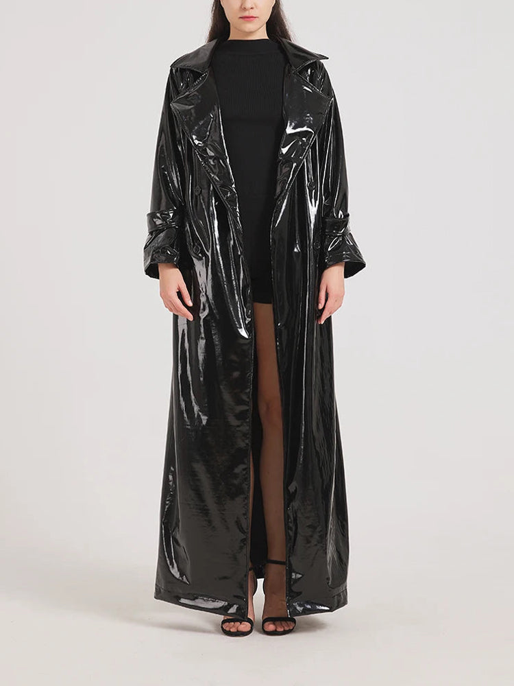 Women's Shiny Reflective Coat