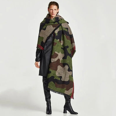 Women's Camouflage Scarf