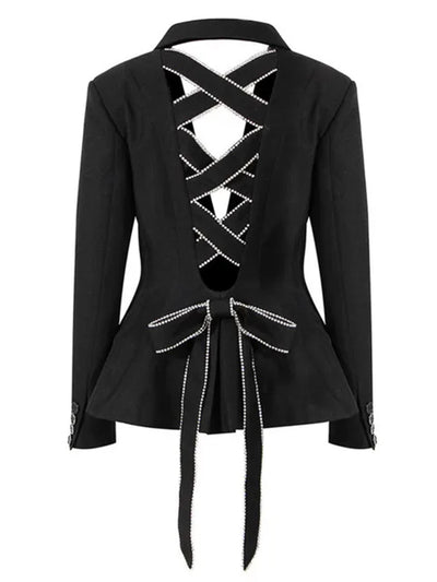 Women's Hollow Out Blazer