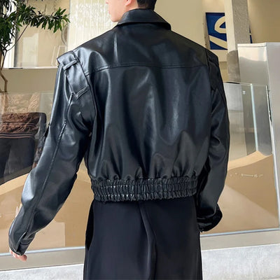 Men's Motorcycle Leather Jacket