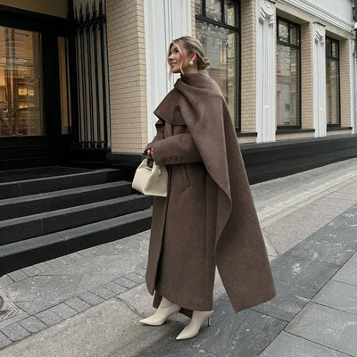 Women's Oversized Overcoat Gray