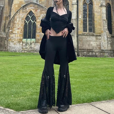 Gothic Flare Pants