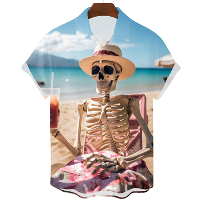 Hawaiian Skull T-Shirt