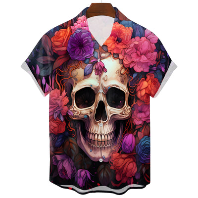 Hawaiian Skull T-Shirt