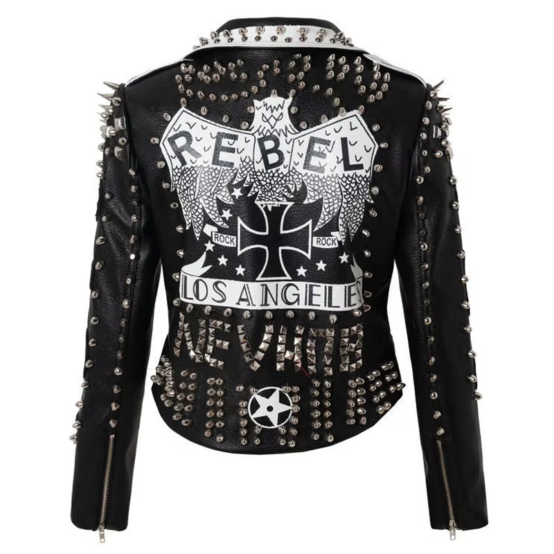 Riot Dreams Rivet Leather Jacket