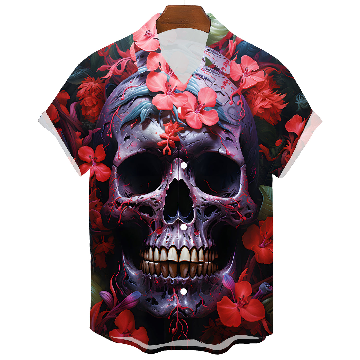 Hawaiian Skull T-Shirt