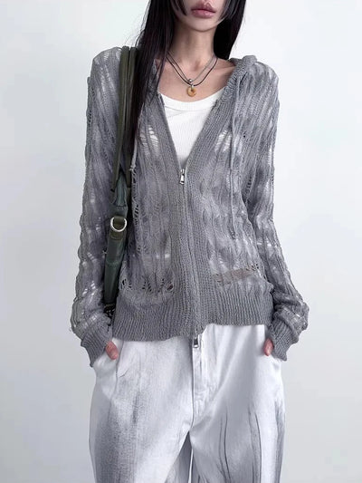 Women's Hooded Cardigan