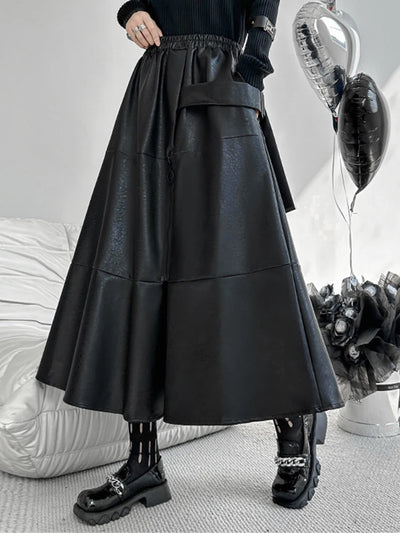 Women's Leather Skirt