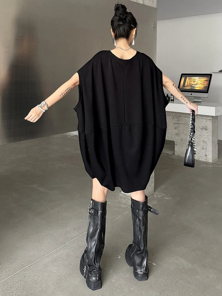 Women's Oversized Dress Black – Goth N' Rock