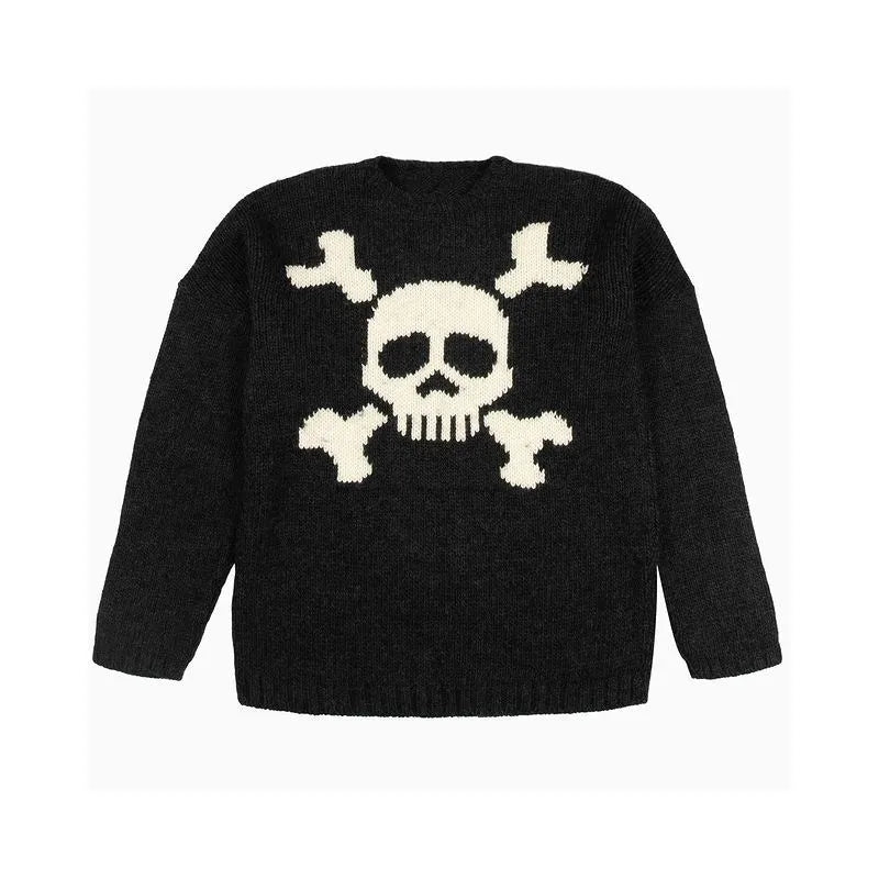 Men's Skull Sweater Black – Goth N' Rock