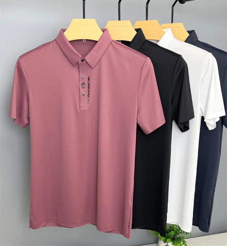 Apollo Classical Muscle Fit Wrinkle-Free Polo Shirt