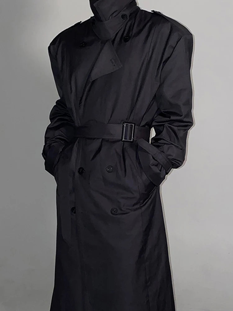 Men's Windproof Trench Coat