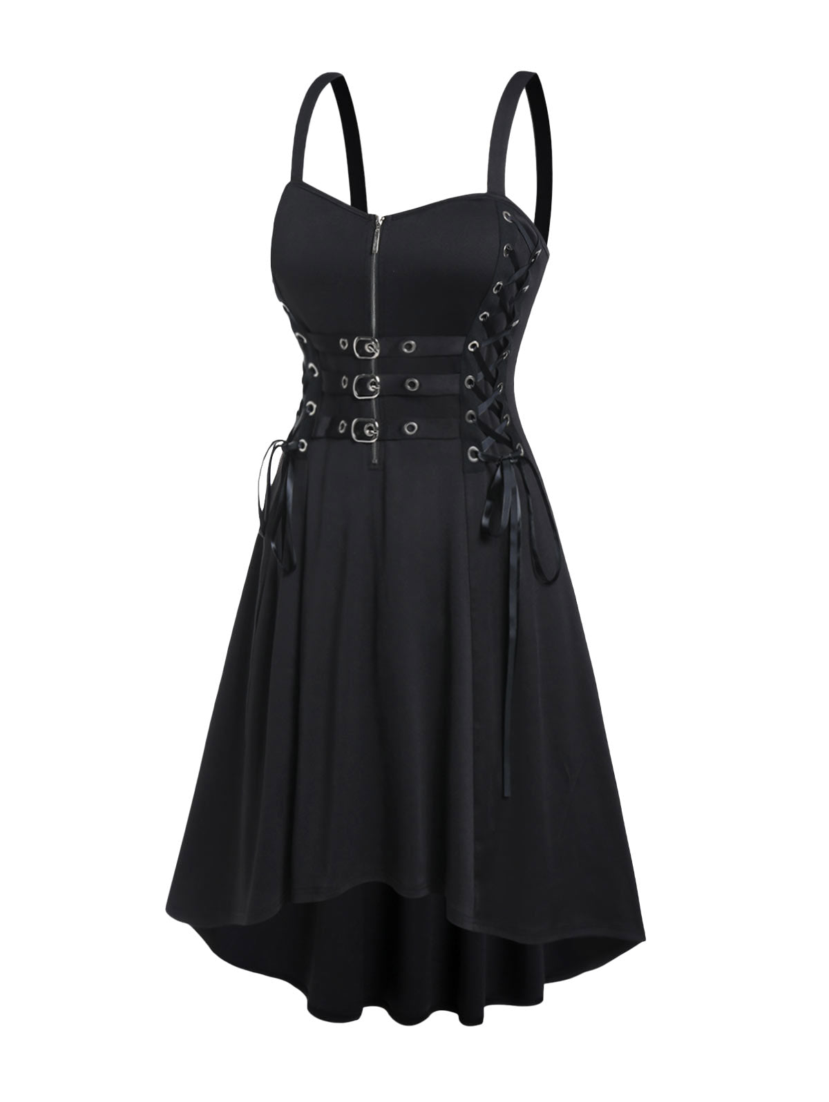 Gothic Buckle Dress – Goth N' Rock
