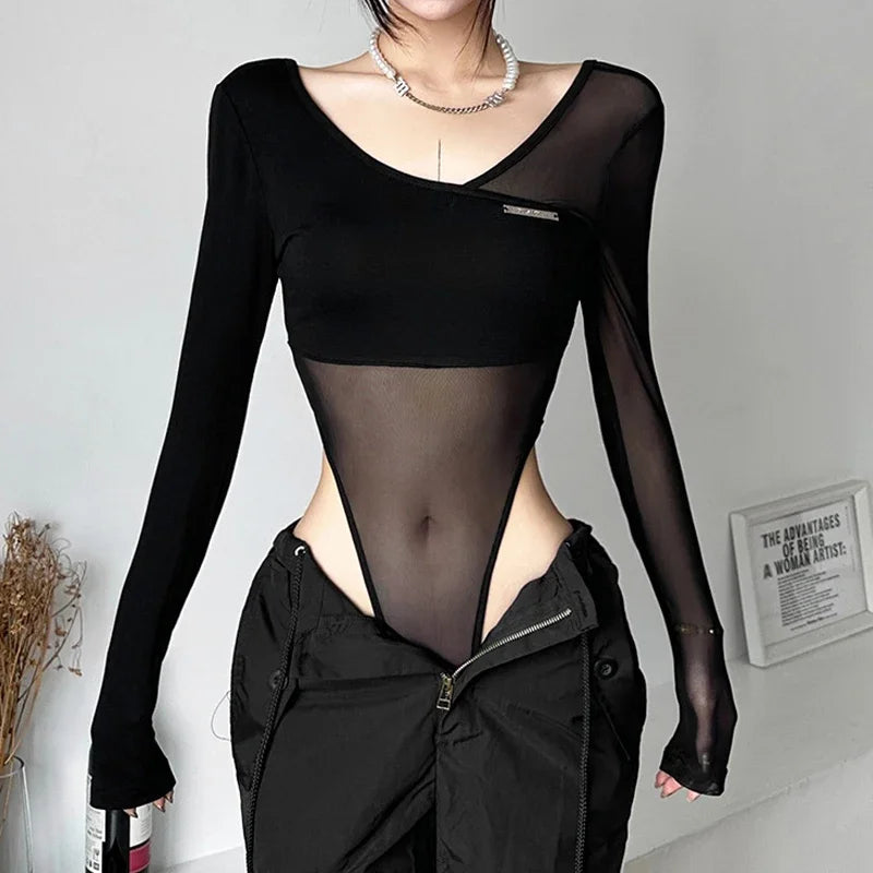 Women's Mesh Bodysuit