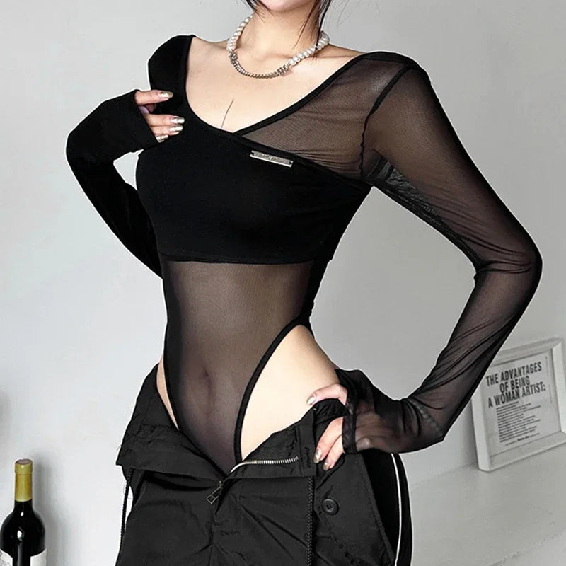 Women's Mesh Bodysuit