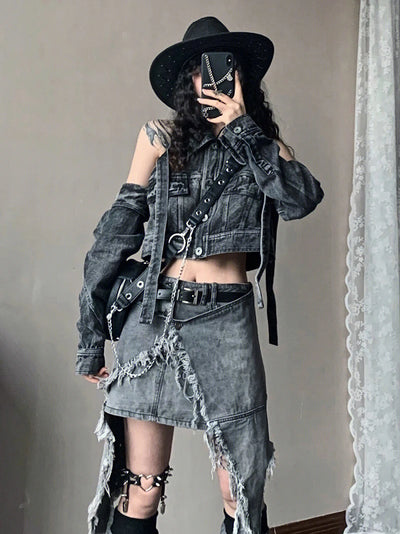 Women's Denim Skirt