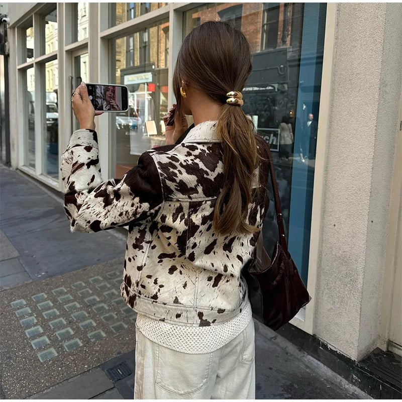 Women's Casual Printed Jacket