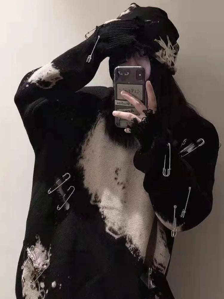 Ripped Goth Rights Gothic Ripped Pullover – Goth N' Rock