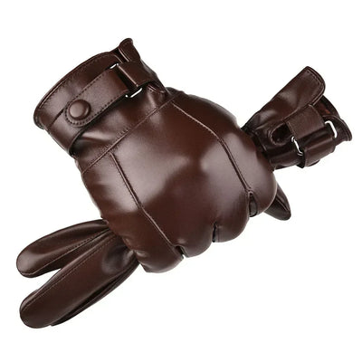 Men's Genuine Leather Gloves Black