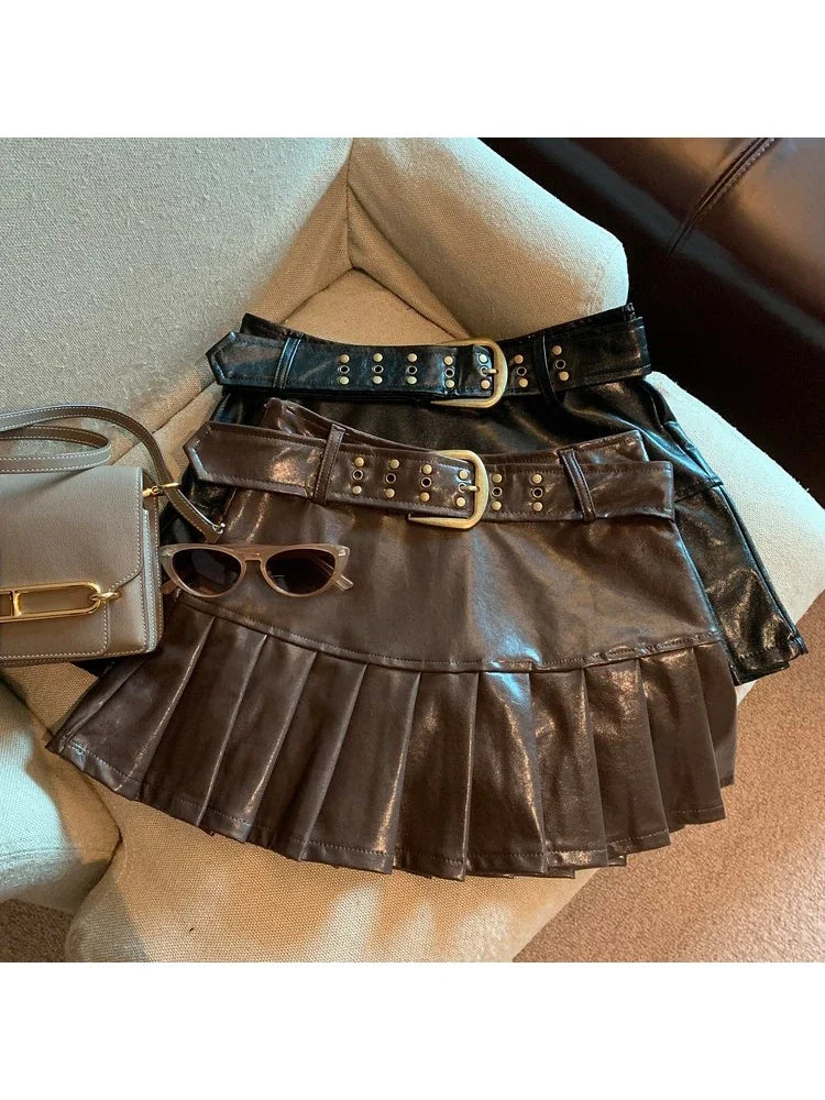 Women's Leather Skirt