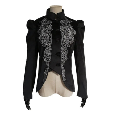 Women's Gothic Velvet Blazer