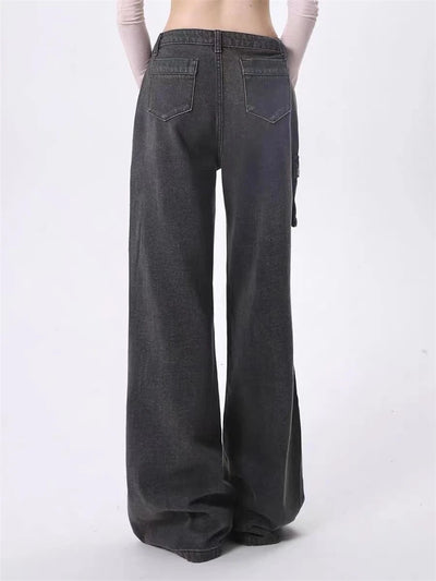 Women's Denim Baggy Pants