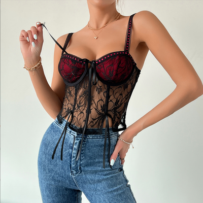 Haut corset gothique pour femme