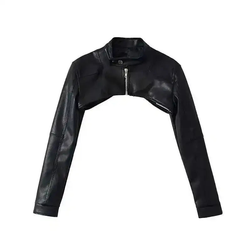 Obsidian Cropped Gothic Shrug Jacket – Goth N' Rock