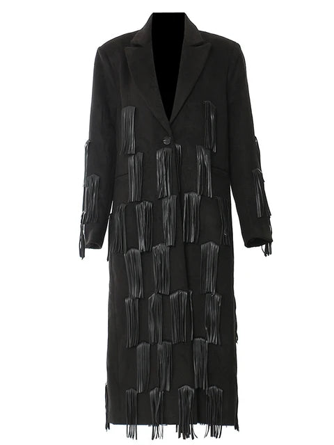 Women's Casual Trench Coat Black