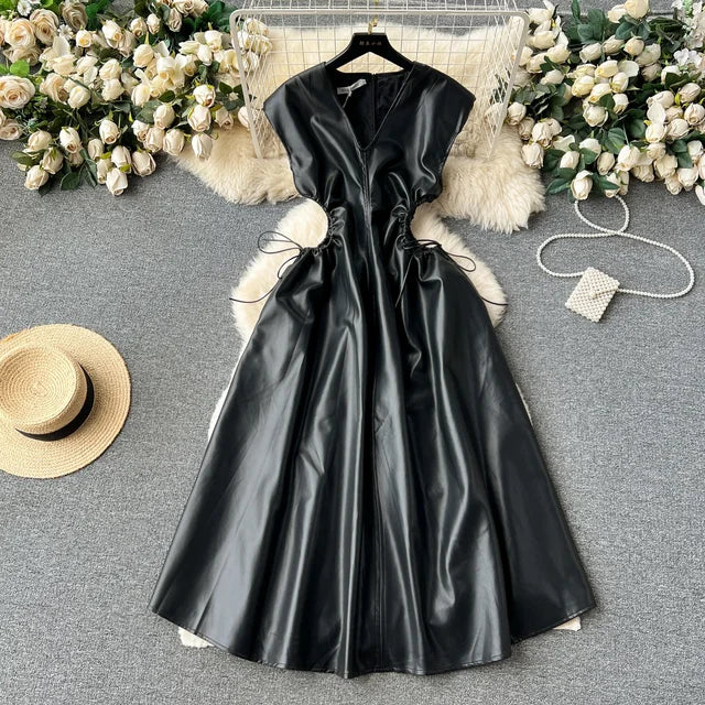 Women's Leather Dress