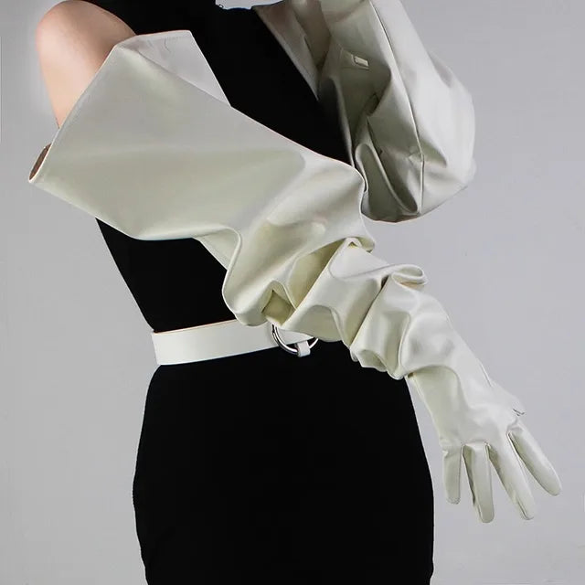 Women's Leather Gloves Black