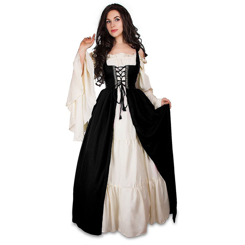 Renaissance Queen Dress, Black / L Renaissance Queen Dress, Black / L