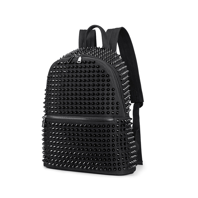 Sac à Dos Punk Gothique En Caoutchouc - Édition Limitée Ferrofluide - Taille Large - Occasion