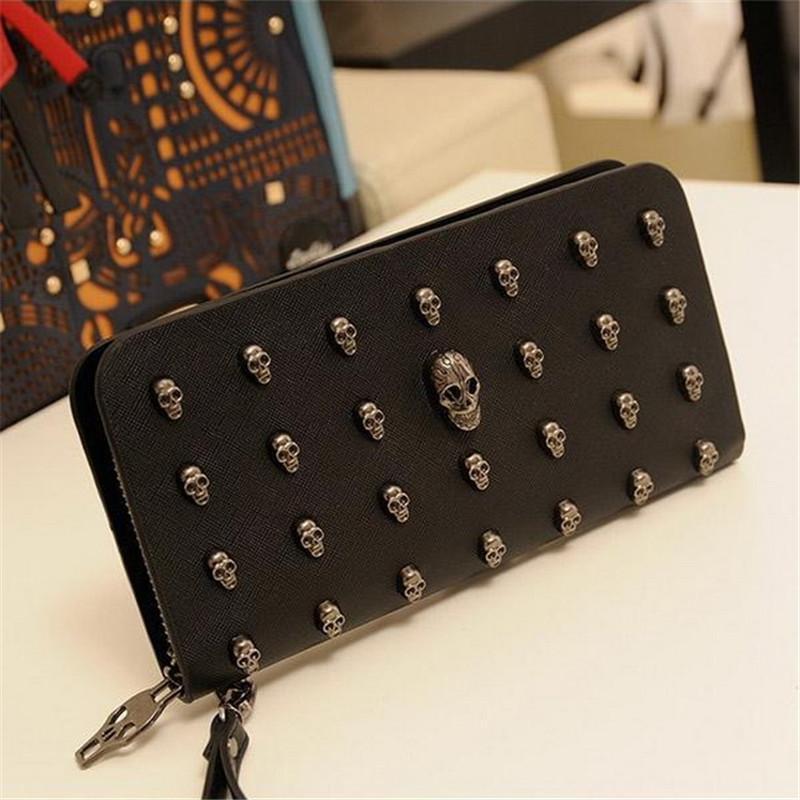 Leather Skull Wallet – Goth N' Rock