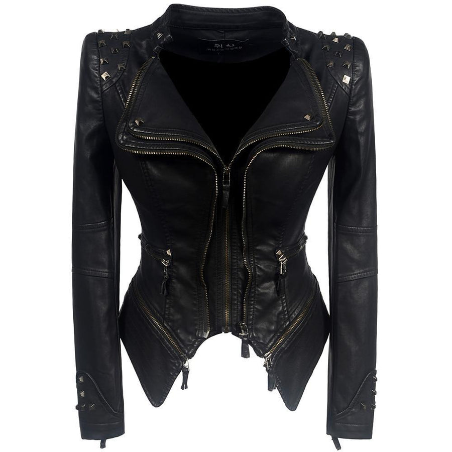 Gothic Leather Jacket – Goth N' Rock