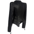 Women's Studded Leather Jacket