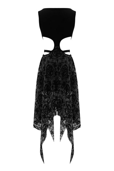 Lace Cameo Butterfly Dress