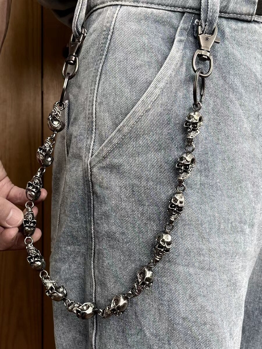 Skull Wallet Chain | Goth N' Rock