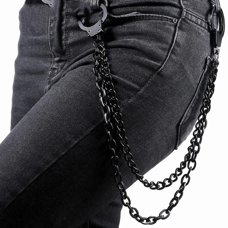 Handcuffs Belt Chain – Goth N' Rock