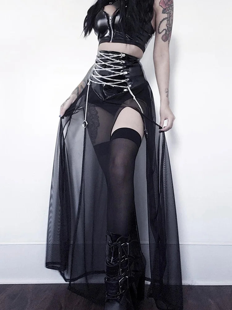 Women's Gothic Skirt Goth N' Rock Women's Gothic Skirt Goth N' Rock