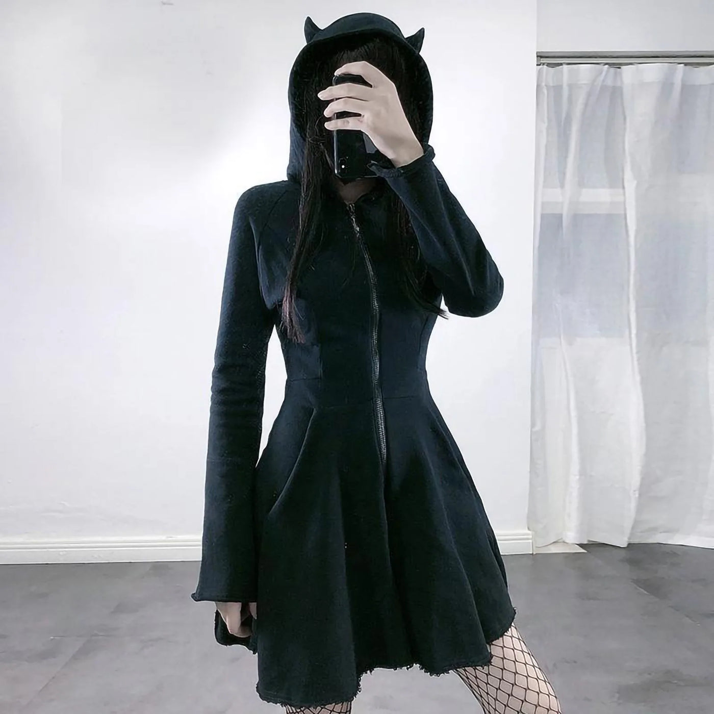 Women's Hooded Dress, XXL
