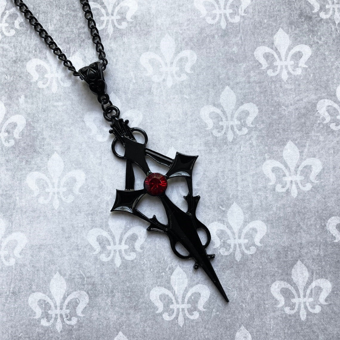 Vampire Cross Necklace – Goth N' Rock